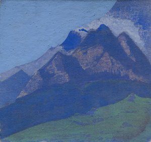 Dağ çalışması, c.1929 by Nicholas Roerich