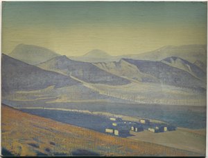 Kutsal Alanlar ve Kaleler, aynı başlıktaki diziden, 1925 by Nicholas Roerich