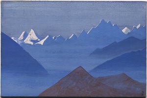 Günbatımı, "Harcama" serisi, 1931 by Nicholas Roerich