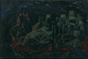 Ölü Şehir, 1918 by Nicholas Roerich