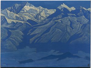 The Range, "Himalaya" serisi, 1924 by Nicholas Roerich