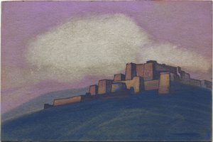 Tibet Kalesi, 1936 by Nicholas Roerich