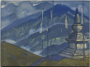 Sis Dalgaları, "Himalaya" serisi, 1924 by Nicholas Roerich