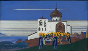 Zvenigorod, 1933 by Nicholas Roerich