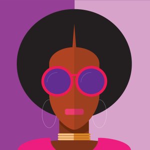 Afro Girl, 2020 (dijital) by Nick Diggory