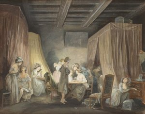 Modlarda İşçilerin Gün Batımı, 1788 by Niclas Lafrensen