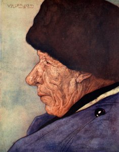 Bir Adamın Kafası, Volendam, 1904 by Nico Jungman