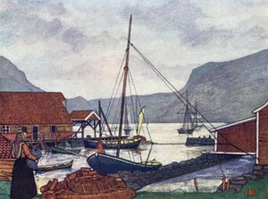 Norveç: Moldoen (renkli taş) by Nico Jungman