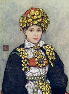 Norveç: Saetersdalen Bride (renkli taş)