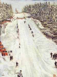 Norveç: Kayak Sporları, Christiania dışında Büyük Holmencollen Günü by Nico Jungman