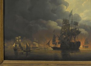 Lord Exmouth ve Koramiral Jonkheer Theodorus Frederik van Capellen komutasındaki İngiliz-Hollanda Filosu, 27 Ağustos 1816 Cezayir Körfezi