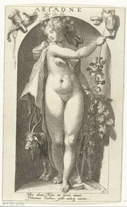 Ariadne (nesne üzerindeki başlık) Antik Tanrılar (dizi adı) by Nicolaas Braeu