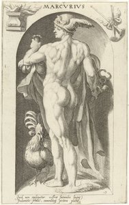 Merkür Marcvrivs (nesne üzerindeki başlık) Antik Tanrılar (dizi adı) by Nicolaas Braeu