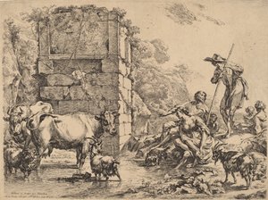 İnek İçiyor, 1680.
