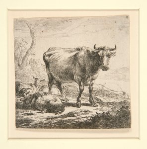Süt-Hizmetçi ile İnekler Seti by Nicolaes Berchem