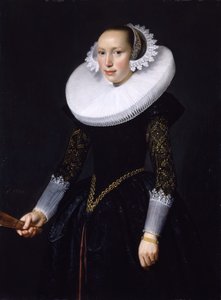 Bir Kadının Portresi, 1630. by Nicolaes Eliasz Pickenoy