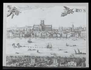 Londra ve Thames Panoraması, St. Paul Katedrali ve Globe Tiyatrosu