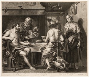Baucis ve Philemon ile Jüpiter ve Merkür
