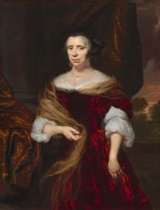 Bir Hanımefendinin Portresi, 1676. by Nicolaes Maes