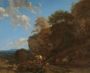 İtalyan Manzarası by Nicolaes Pietersz Berchem