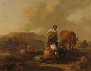 İtalyan Manzarası by Nicolaes Pietersz Berchem