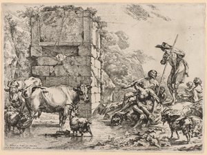 Sulama Yeri. by Nicolaes Pietersz. Berchem