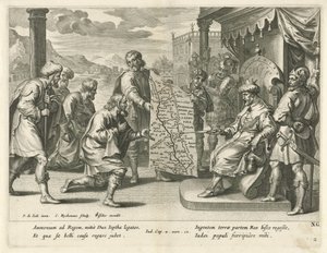 Ammonluların kralı toprak talep ediyor Jephthah