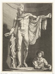 Apollo Belvedere Apollo Pythivs (nesne üzerindeki başlık) Goltzius
