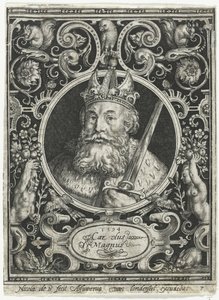 Büyük Charles, Frank Kralı, 1594 by Nicolaes de Bruyn