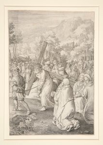 Haçı Taşıyan İsa (Tutku Serisi) by Nicolaes de Bruyn