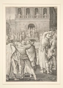 İnsanlara Gösterilen İsa (Tutku Dizisi) by Nicolaes de Bruyn