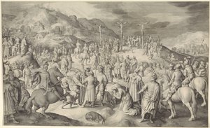 İsa çarmıhta by Nicolaes de Bruyn