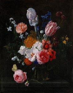 Kristal Vazoda Bir Buket Çiçek, 1662.