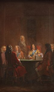 Christian V 1683 Danimarka Kanununu Sunuyor by Nicolai Abildgaard