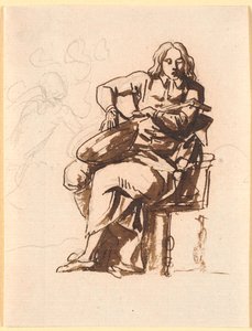 Udun tellerini kavrayan bir şair. by Nicolai Abildgaard