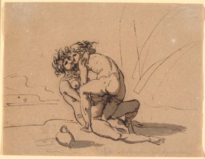 Hylas Perisi Tarafından Okşadı by Nicolai Abildgaard