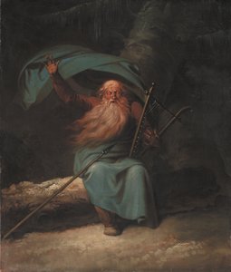 Ossian Kuğu Şarkısını Söylüyor by Nicolai Abildgaard