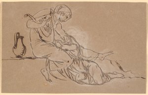 Sappho ve Midilli by Nicolai Abildgaard