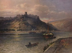 Ruine Rheinfels, Rheinfels Kalesi, 1923.