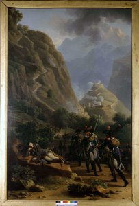Napolyon Fort de Bard'da - Nicholas-Antoine Taunay tarafından, yağlı boya, 19. yüzyılın başlarında.