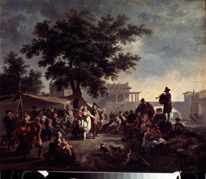 Rustik Kır Düğünü. Nicolas Antoine Taunay
