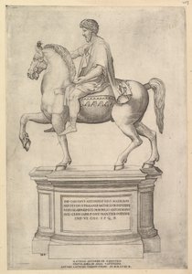 Roma ihtişamının aynası: Marcus Aurelius, 16. yüzyıl. by Nicolas Beatrizet