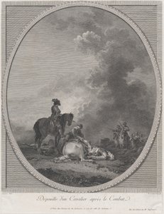 Savaştan Sonra Bir Askerin Kadavrası, 1781., 1781. by Nicolas Colibert