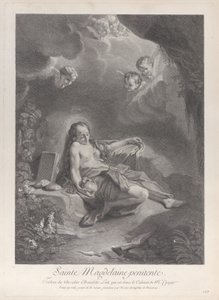 Tövbekar Mary Magdalene, yaklaşık. 1729. by Nicolas Dauphin de Beauvais