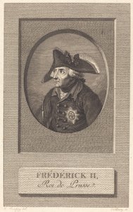 Büyük Frederick, Prusya Kralı by Nicolas Delaunay after Johann Heinrich Ramberg