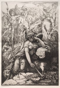Melankoli by Nicolas François Chifflart