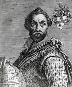 Francis Drake'in Portresi (1540-1596) by Nicolas II de Larmessin