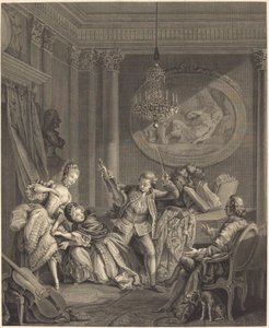 Şansa giden yol by Nicolas Joseph Voyez after Pierre Antoine Baudouin