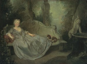 Bahçedeki Bir Kadının Portresi, 1730