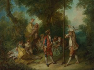 İnsanın Dört Çağı: Olgunluk, yaklaşık 1735 by Nicolas Lancret
